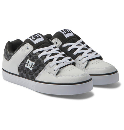DC Shoes 'Pure' Shoes - Black/White/Monogram-1