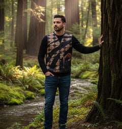 Buffalo Native Vest(Black)-3