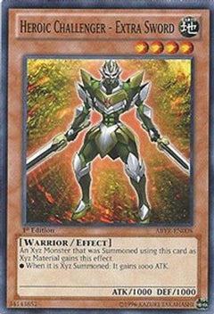 Heroic Challenger - Extra Sword (ABYR-EN008) - Abyss Rising 1st Edition-1