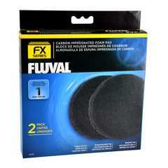 Fluval Carbon Impregnated Foam Pads for FX Series - 2 pk-1