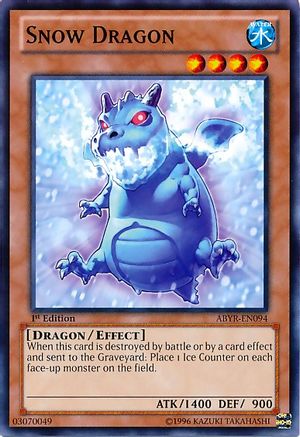 Snow Dragon (ABYR-EN094) - Abyss Rising 1st Edition-1