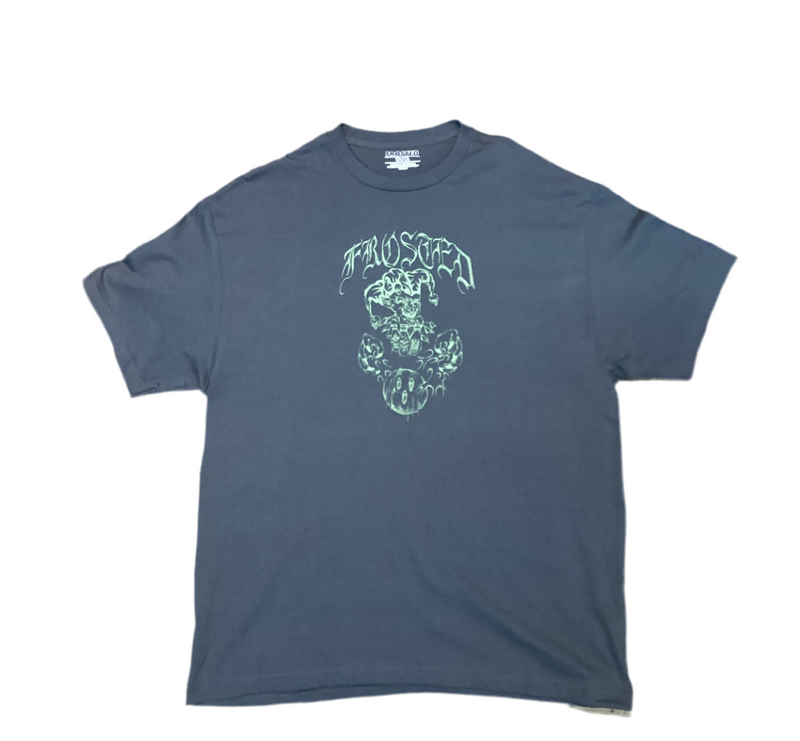 Frosted Skateboards 'The Joker' Tee - Charcoal-1
