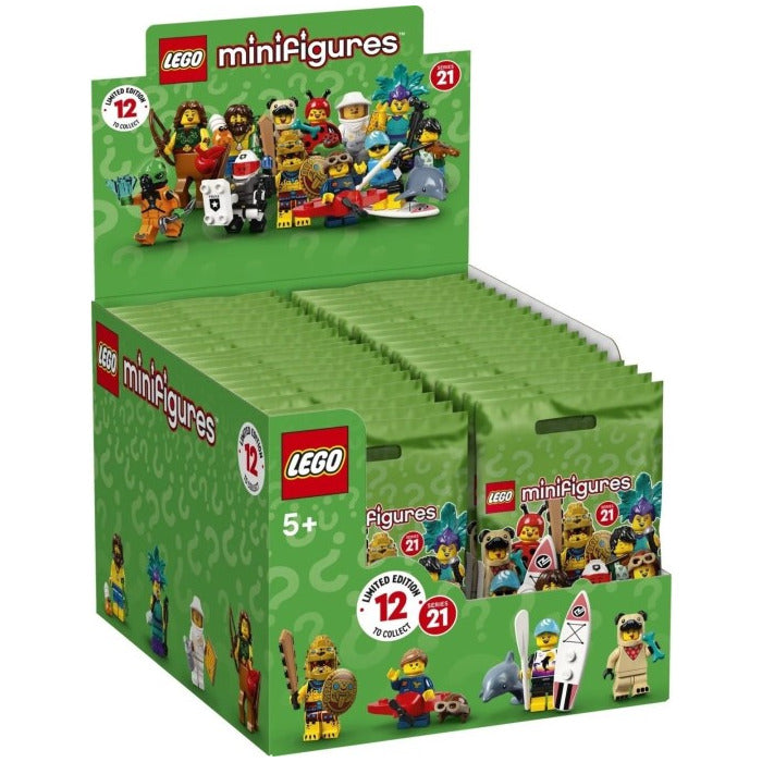 LEGO Minifigures – Series 21 Blind Bag (1 Figure) – Limited Edition 12 to Collect (UPC: 673419338448)