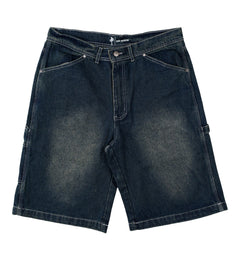 Red Dragon 'Mechanizer' Baggy Jean Shorts - Yellow Tint-1