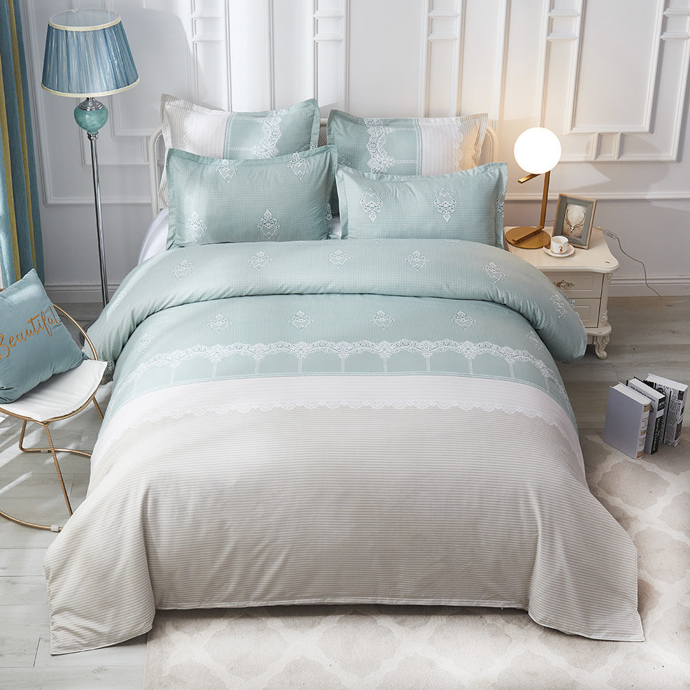 Luxury Printed Duvet Cover Set with Pillowcases-3