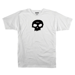 Zero 'Single Skull' Tee - White-1