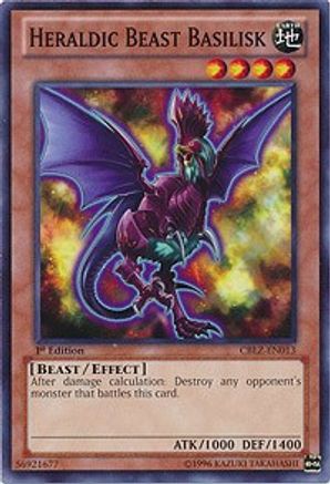 Heraldic Beast Basilisk (CBLZ-EN013) - Cosmo Blazer 1st Edition-1