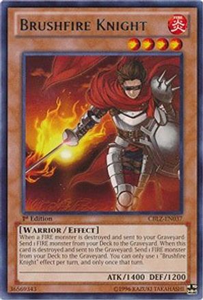Brushfire Knight (CBLZ-EN037) - Cosmo Blazer Unlimited-1