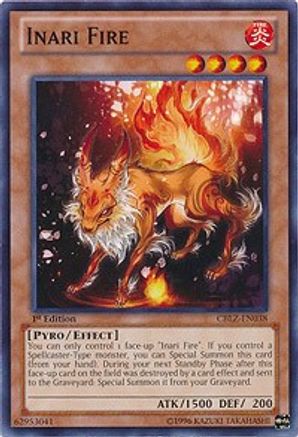 Inari Fire (CBLZ-EN038) - Cosmo Blazer 1st Edition-1