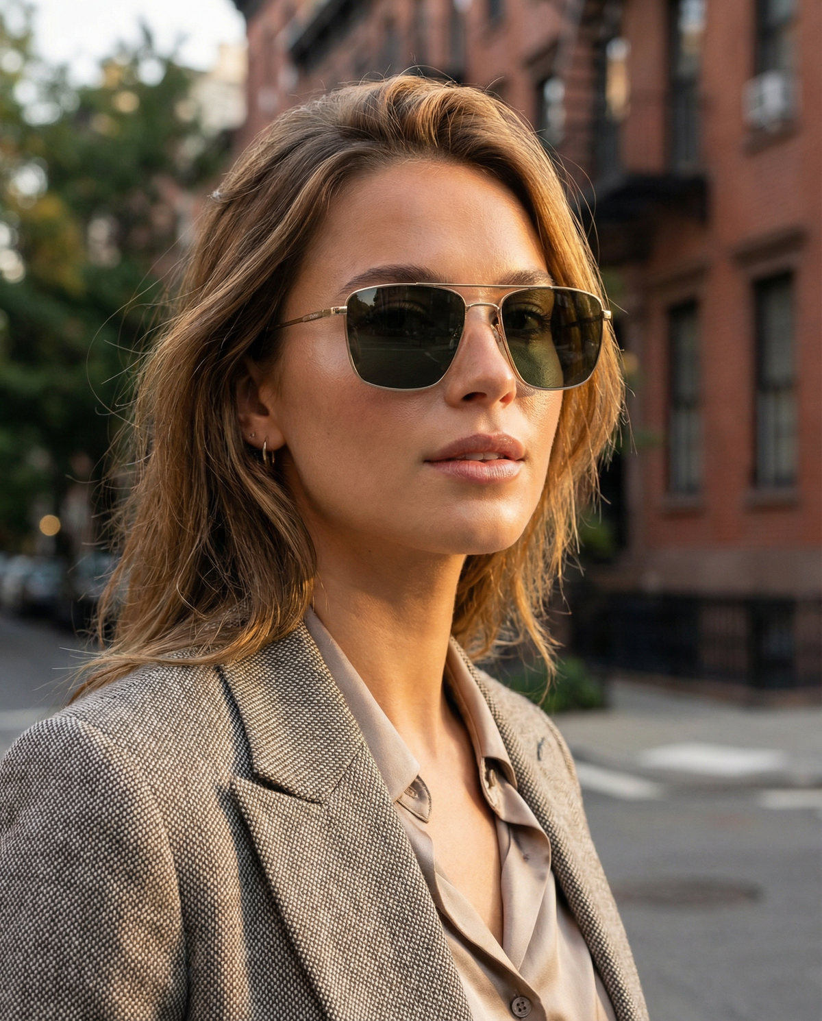 Boléro Kaelix — Square Aviator Sunglasses-26