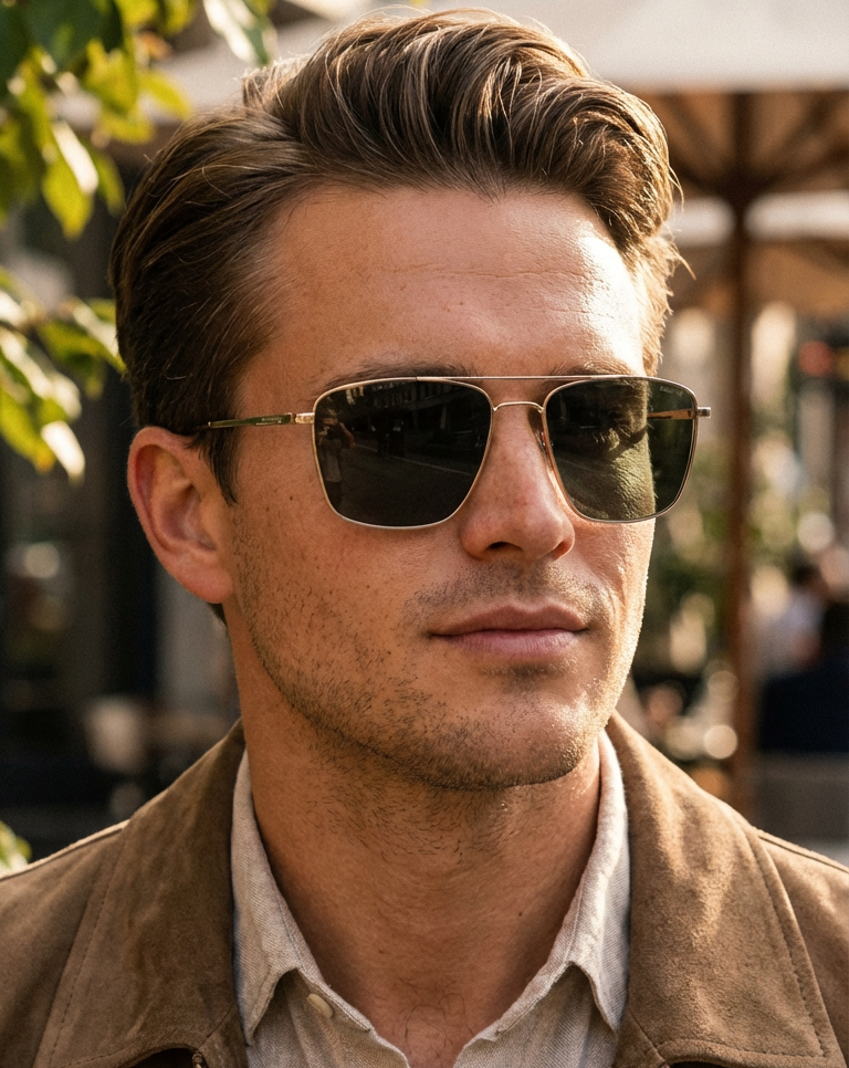 Boléro Kaelix — Square Aviator Sunglasses-29