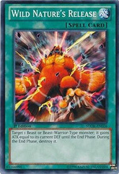 Wild Nature's Release (SDOK-EN026) - Structure Deck: Onslaught of the Fire Kings 1st Edition-1