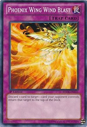 Phoenix Wing Wind Blast (SDOK-EN033) - Structure Deck: Onslaught of the Fire Kings 1st Edition-1