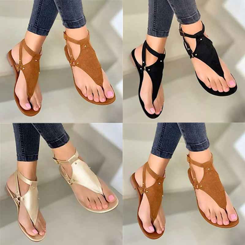Beach buckle sandals-2