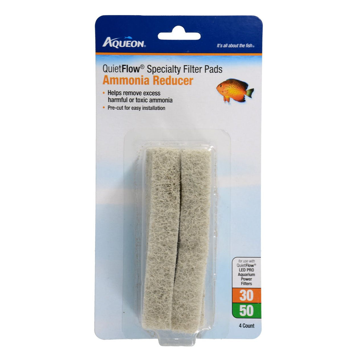Aqueon Ammonia Spec Pad for QuietFlow 30/50-1