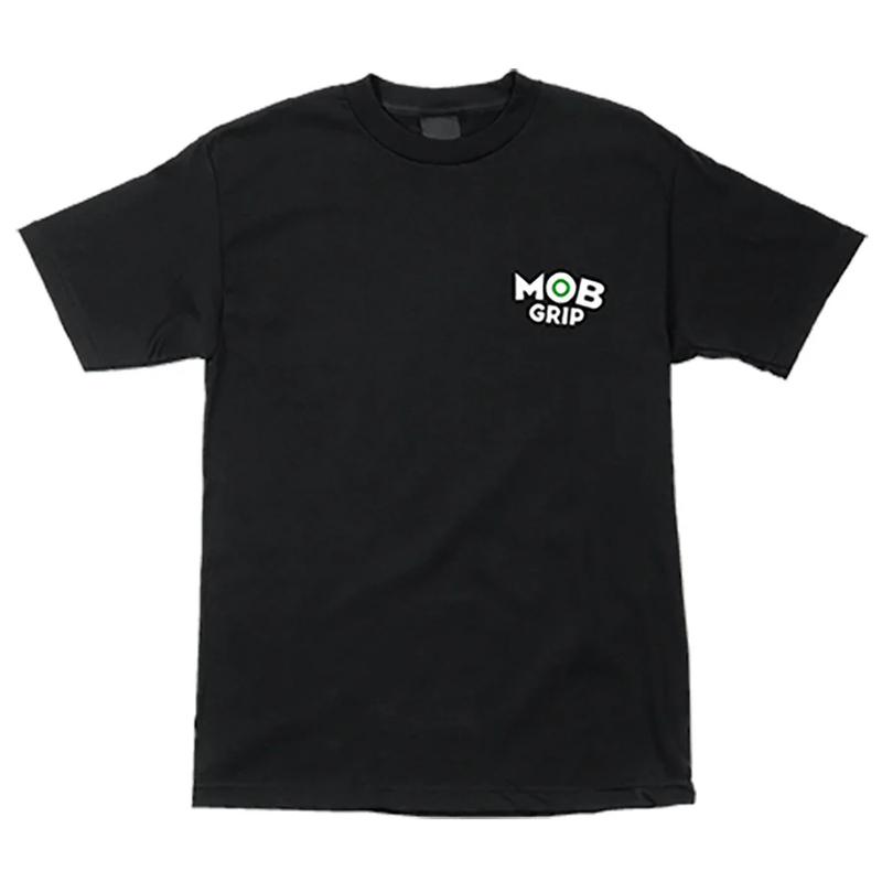 Mob Grip 'Classic Logo' Tee - Black-1
