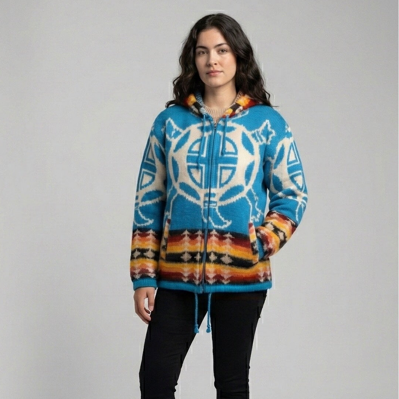 Turtle Unisex Alpaca Sweater-3