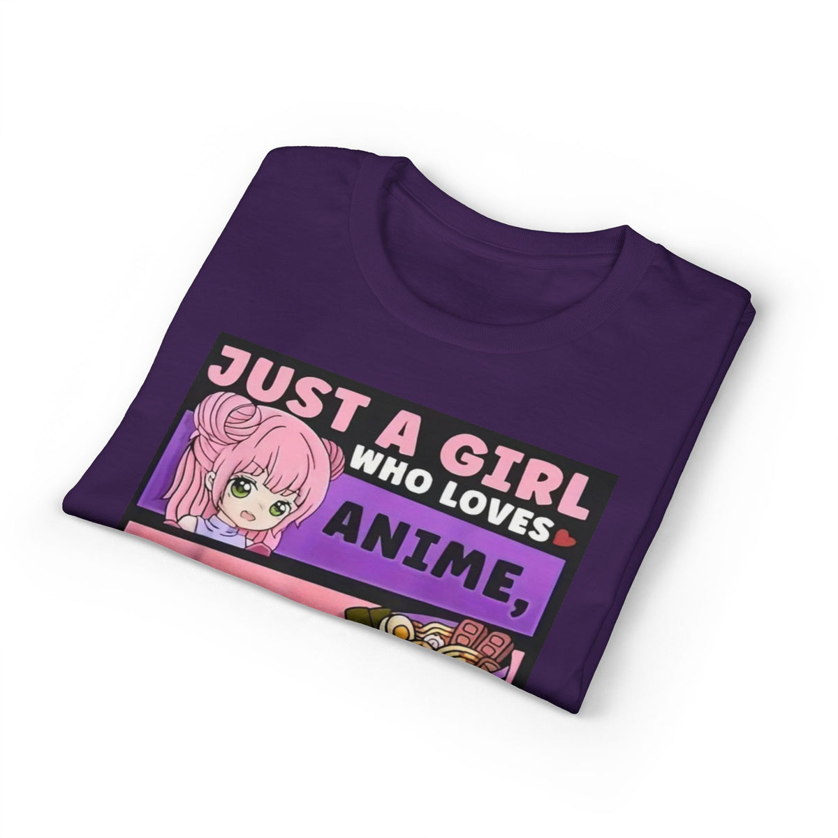 "Just a Girl Who Loves Anime Ramen and Sketching" T-Shirt-52