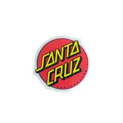 Santa Cruz 'Classic Dot' Little Sticker - Red-1