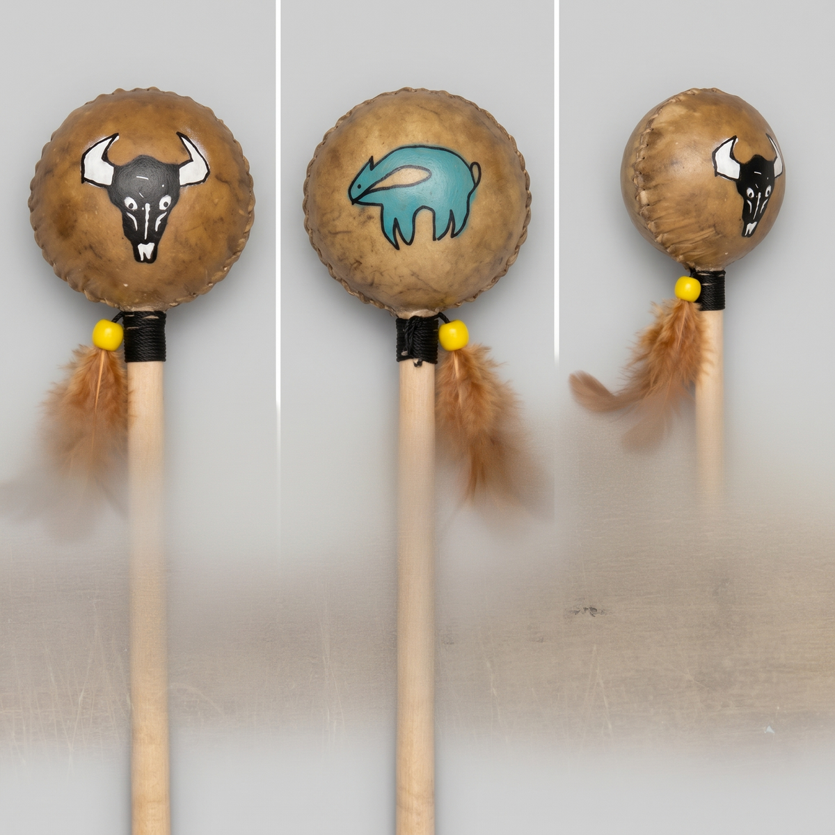 Handcrafted Ceremonial Rattle (15)-1