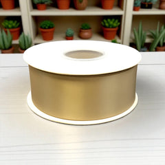 Ribbon Double Face Tan #836 -3.8 cm Wide-1