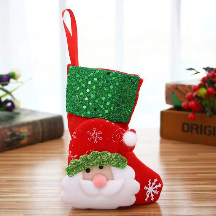 Christmas Stocking Pendant – Festive Holiday Gift Bag Hanging Decoration-7