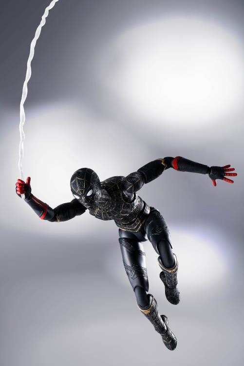 Spider-Man: No Way Home S.H.Figuarts Spider-Man (Black & Gold Suit)-7