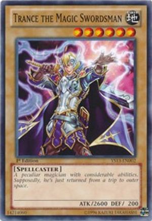 Trance the Magic Swordsman (YS13-EN002) - Super Starter: V for Victory 1st Edition-1