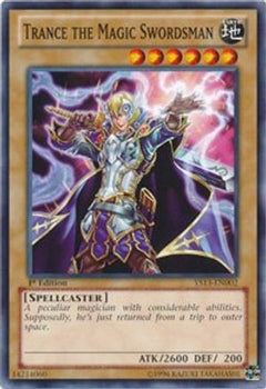 Trance the Magic Swordsman (YS13-EN002) - Super Starter: V for Victory 1st Edition-1