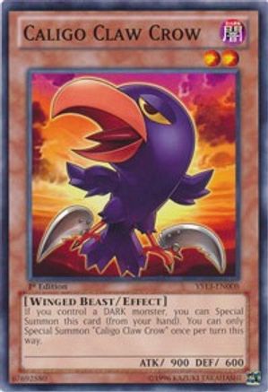 Caligo Claw Crow (YS13-EN008) - Super Starter: V for Victory 1st Edition-1