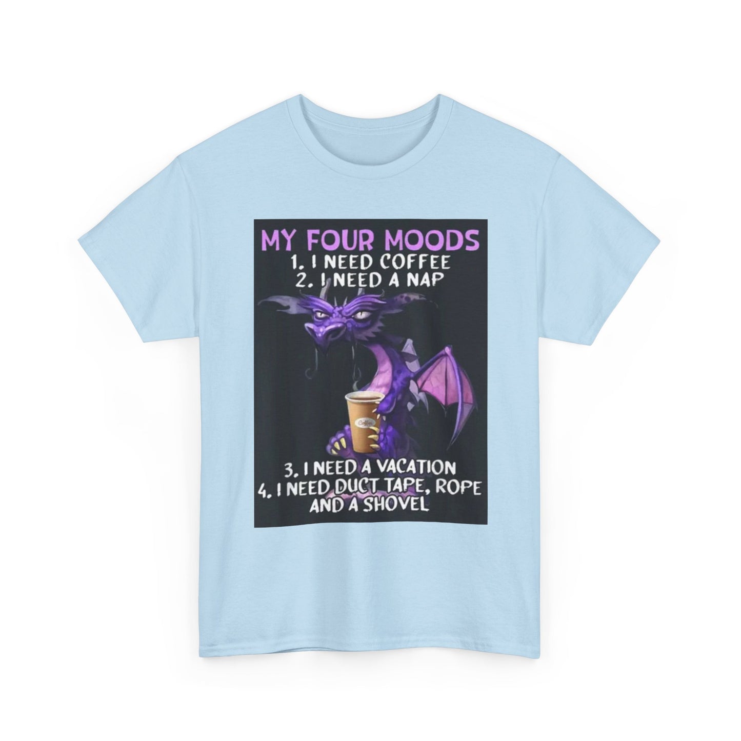 "My 4 Moods" Unisex Heavy Cotton Tee