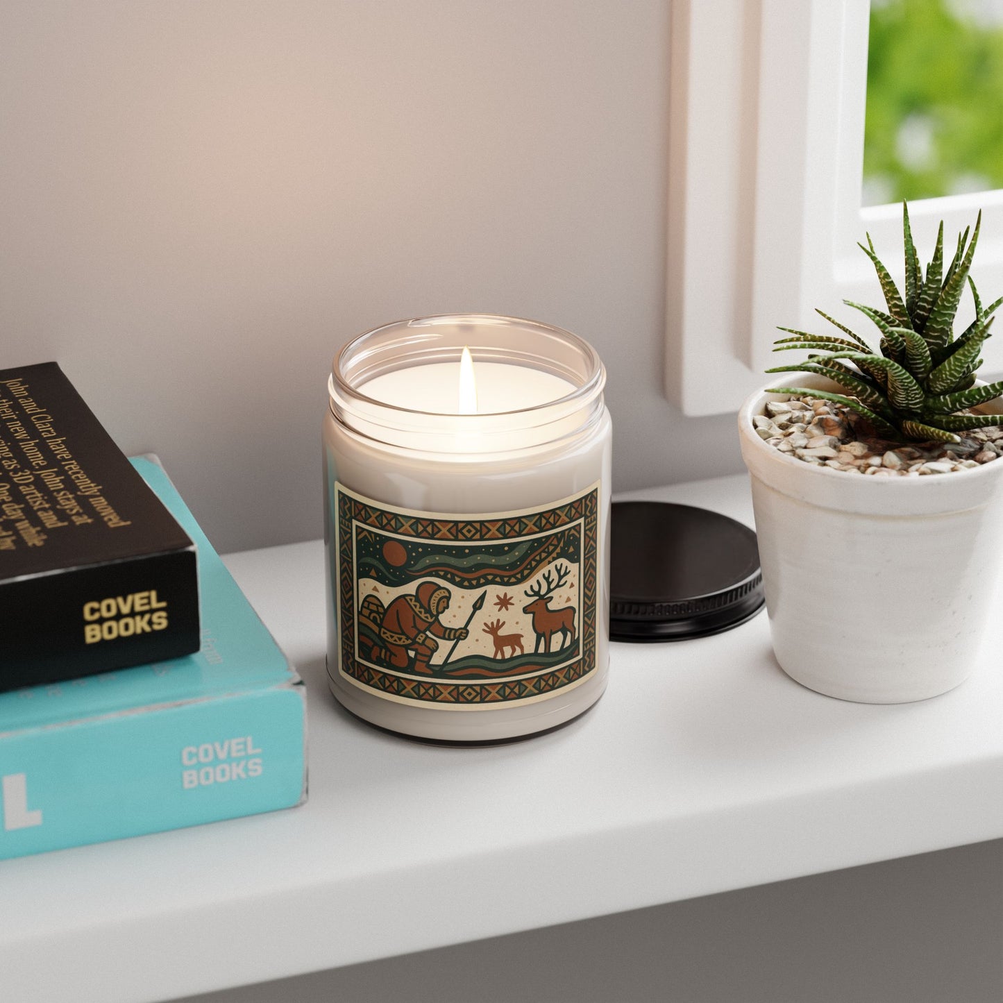 Inuit Design Soy Candle — Hand-Poured Aromatherapy