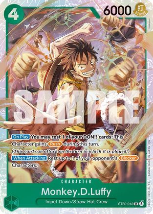 Monkey.D.Luffy (ST30-012) - Starter Deck EX: Luffy & Ace Foil-1