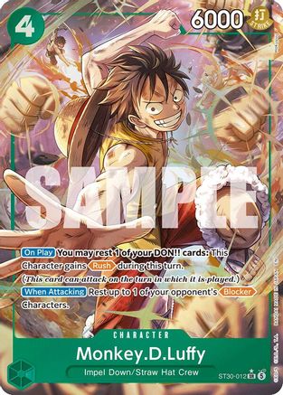 Monkey.D.Luffy (Parallel) (ST30-012) - Starter Deck EX: Luffy & Ace Foil-1