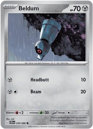 Beldum 59 - ME04 Chaos Rising-1