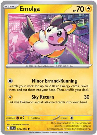 Emolga 30 - ME04 Chaos Rising-1