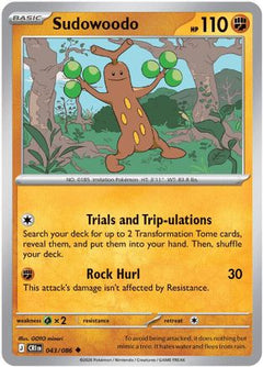 Sudowoodo 43 - ME04 Chaos Rising-1