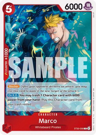 Marco (ST30-008) - Starter Deck EX: Luffy & Ace Foil-1