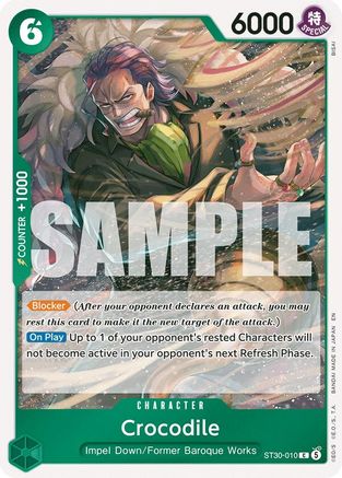 Crocodile (ST30-010) - Starter Deck EX: Luffy & Ace-1