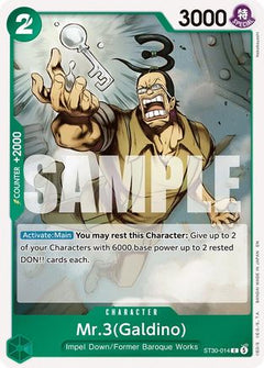 Mr.3(Galdino) (ST30-014) - Starter Deck EX: Luffy & Ace-1
