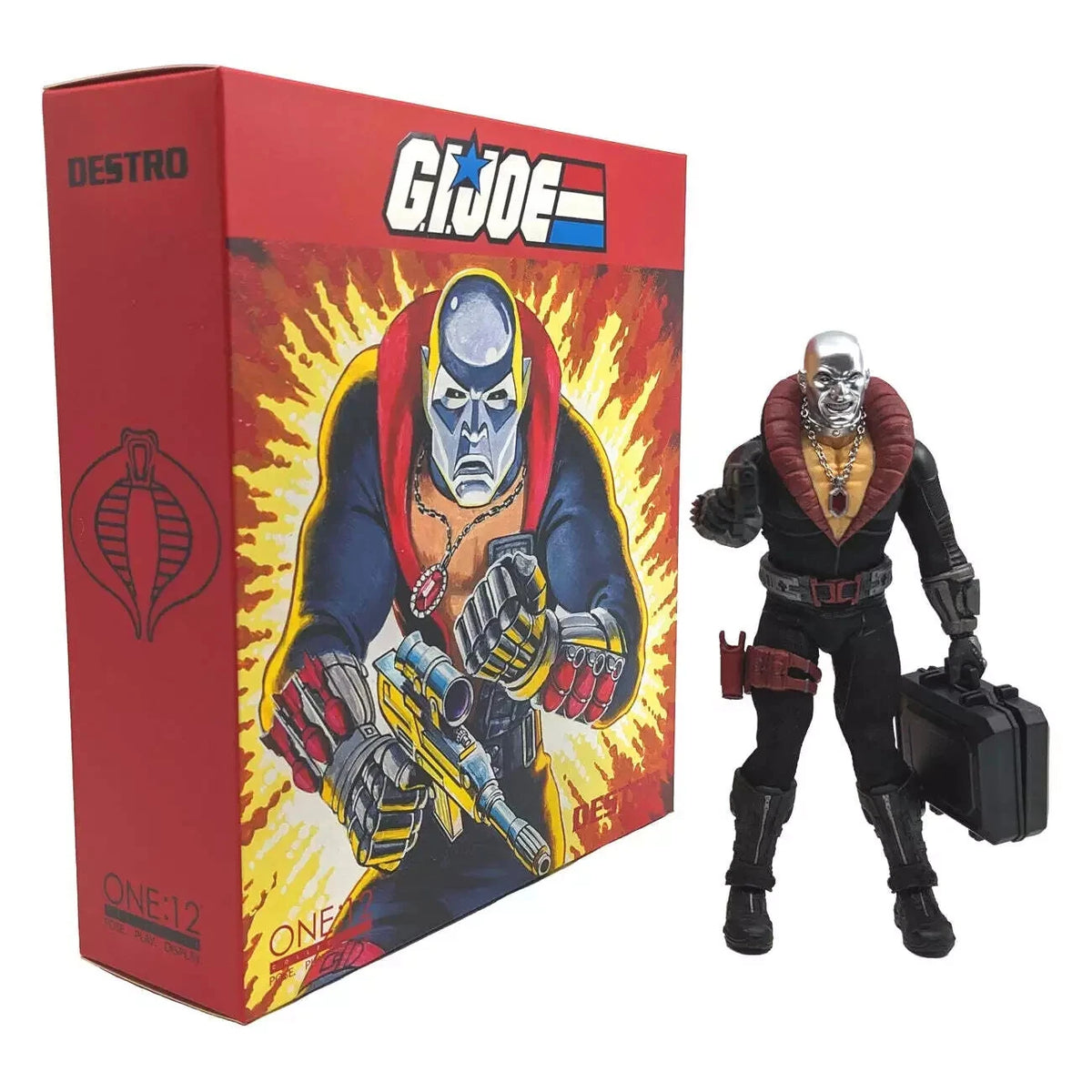G.I. Joe – Destro Figura de acción de 6 pulgadas One:12 Collective (UPC: 696198763904)