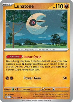 Lunatone - 074/132 (Non-Holo) 74 - Deck Exclusives-1