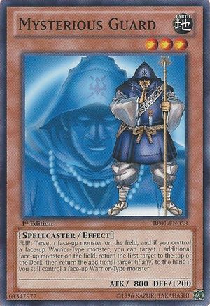 Mysterious Guard (Starfoil) (BP01-EN058) - Battle Pack: Epic Dawn Unlimited-1