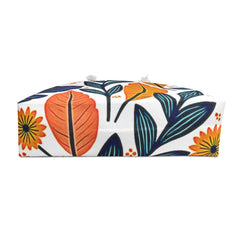 Autumn Leaves Floral Weekender Bag | Fall Leaves Large Tote Bag-6