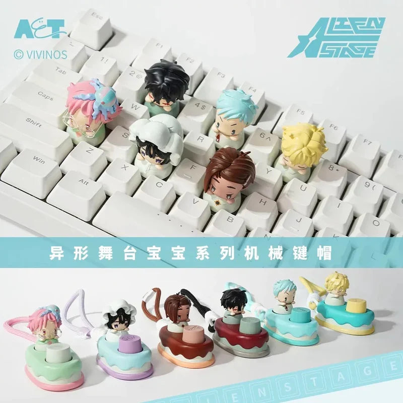 Alien Stage Baby Series Mechanical Keycaps Blind Box (1 Random Box)-1