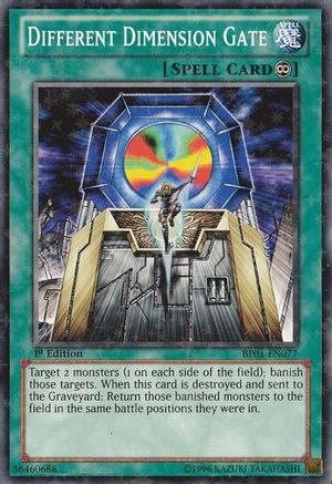 Different Dimension Gate (Starfoil) (BP01-EN077) - Battle Pack: Epic Dawn 1st Edition-1