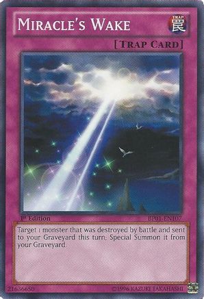 Miracle's Wake (Starfoil) (BP01-EN107) - Battle Pack: Epic Dawn Unlimited-1