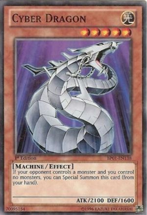 Cyber Dragon (Starfoil) (BP01-EN138) - Battle Pack: Epic Dawn Unlimited-1