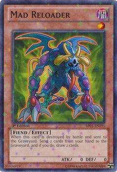 Mad Reloader (Starfoil) (BP01-EN195) - Battle Pack: Epic Dawn 1st Edition-1