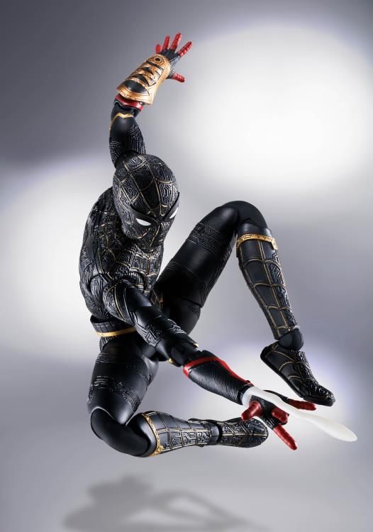 Spider-Man: No Way Home S.H.Figuarts Spider-Man (Black & Gold Suit)-9
